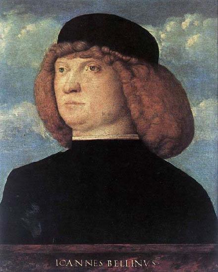 Giovanni Bellini Portrait of a Young Man Sweden oil painting art
